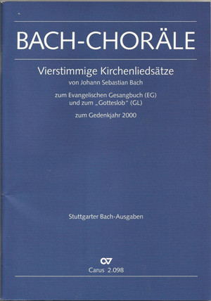 Chorales: Vocal Score (Carus)