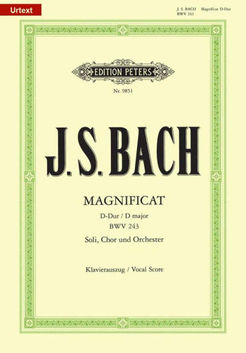 Magnificat in D BWV 243: Vocal Score (Peters)