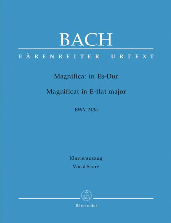 Magnificat In Eb Major: Bwv243A: Vocal Score  (Barenreiter)