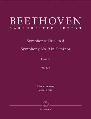 Symphony No.9 D Minor Op125: Vocal Score (Barenreiter)