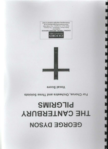 Canterbury Pilgrims: Satb: Vocal Score (Archive Copy)