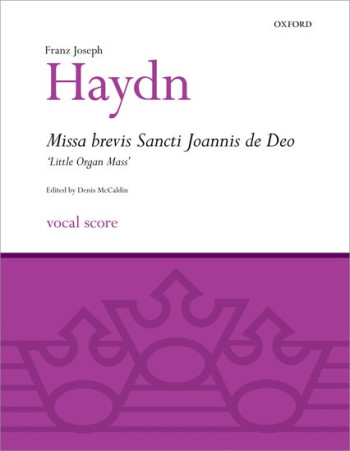 Missa Brevis Sancti Joannis De Deo (Little Organ Mass) Vocal Score (OUP)