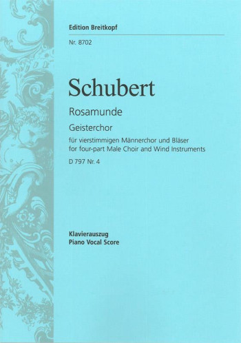 Geisterchor Aus Rosamunde, Furstin Von Zypern D 79: Vocal Score