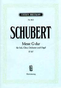 Mass In G Major D167: Vocal Score (Breitkopf)