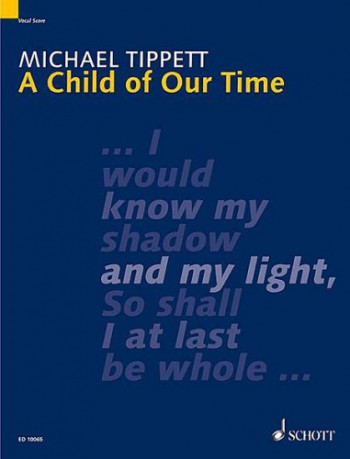 A Child Of Our Time: Vocal Score  (Schott)