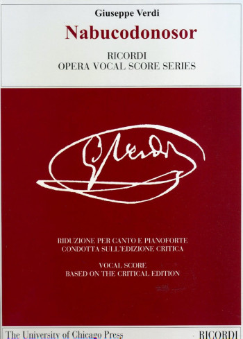 Nabucodonosor: Opera Vocal Score (Ricordi)