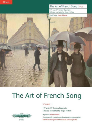 Art Of French Song Vol.1: High Voice (nichols) (Peters)