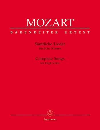 Complete Songs: High Voice & Piano (Barenreiter)