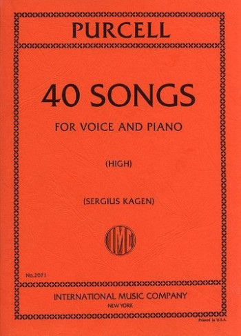 40 Songs: High Voice And Piano (International)