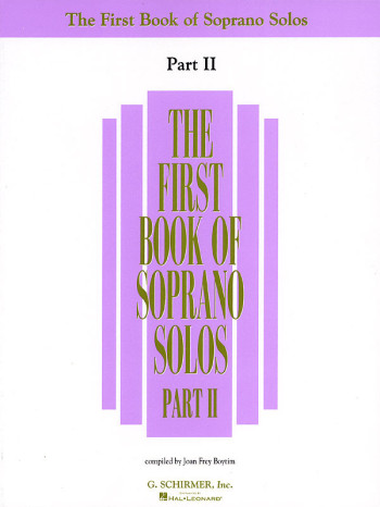 First Book Of Soprano Solos Part 2: Voice & Piano