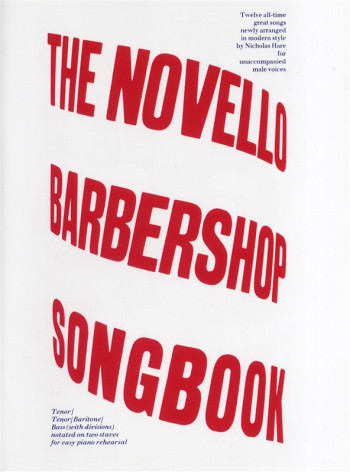 Novello Barbershop Songbook Vocal TTBB (hare)