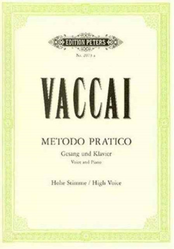 Practical Method (Metodo Pratico) High Voice  (Peters)
