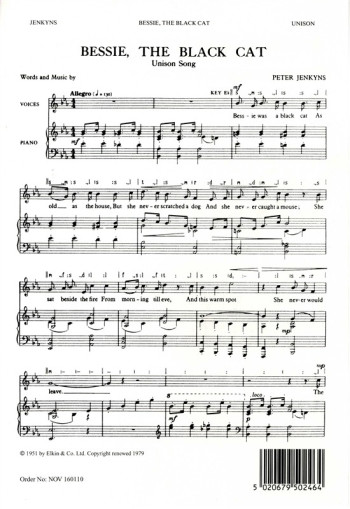 Bessie The Black Cat: Vocal: Solo