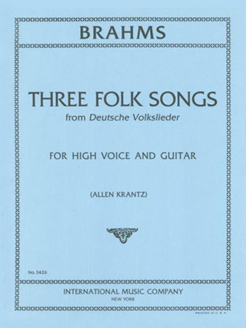 Folk Songs: Vol 3: Voice