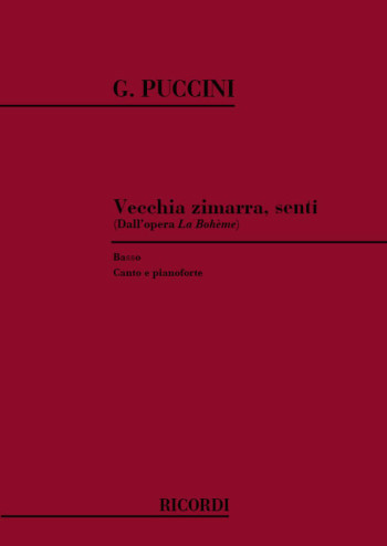 Vecchia Zimarra, Senti: Bass Voice & Piano