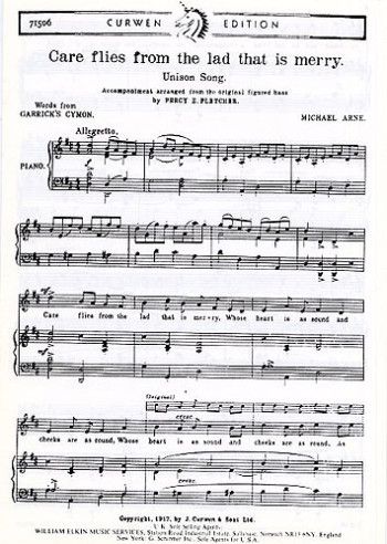 Care Flies From The Lad That Is Merry: Vocal: Solo Song