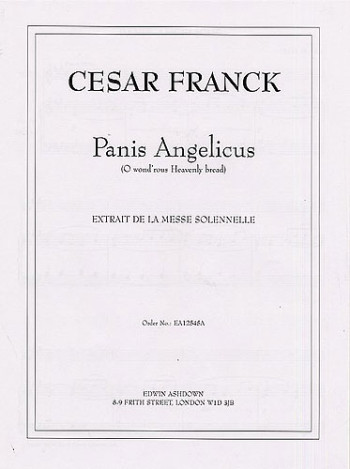 Panis Angelicus (O Lord Most Holy) A Major: (Ten: Sop Original Key): Vocal: Solo Song