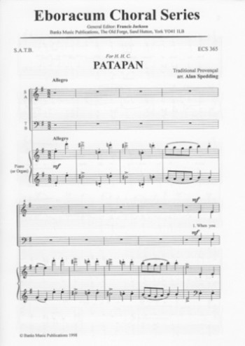 Patapan Vocal SATB