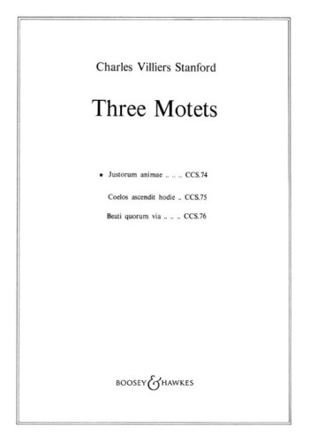 Justorum Animae: 3 Motets Vocal SATB