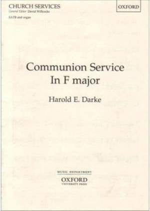 Communion Service: F Major Vocal Satb (OUP)