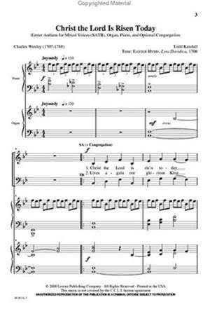 Christ The Lord Is Risen Again: Vocal SATB (OUP)