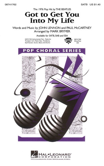Beatles: Got To Get You Into My Life: Vocal SATb arr  Brymer