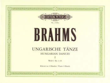 Hungarian Dances; Ungarische Tanze: 1: Piano Duet