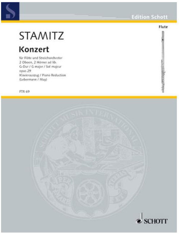 Concerto G Major Op.29: Flute & Piano (Schott)