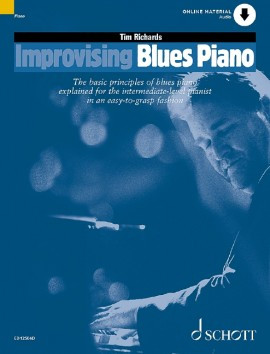 Improvising Blues Piano - Book & Audio: New Updated Edition (Richards)