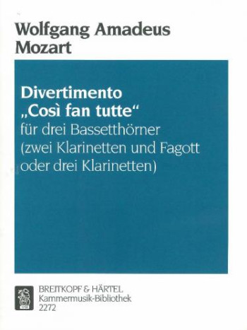 Divertimento Cosi Fan Tutte: Clarinets