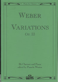 Theme and Variation Op33: Clarinet & Piano (Fentone)
