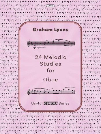 24 Melodic Studies For Oboe (Graham Lyons)