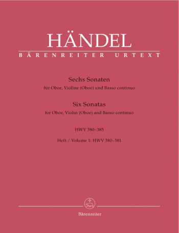 6 Sonatas: Vol 1 Oboe & Piano (Barenreiter)