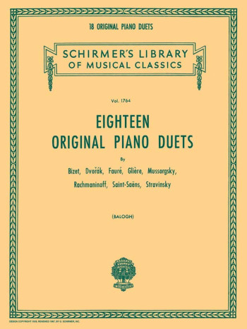 18 Original Piano Duets (schirmer)