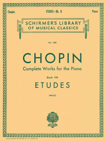 Complete Etudes: Piano (Schirmer)