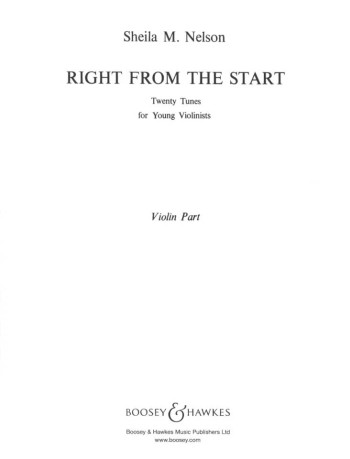 Right From The Start: Violin Part Only  (B&H)
