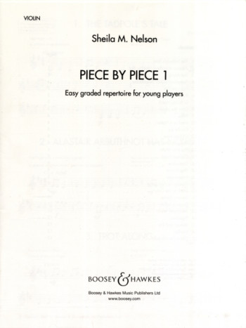 Piece By Piece 1: Violin Part Only (B&H)