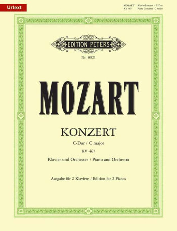 Concerto C Major No.21: Kv467 2 Pianos 4 Hands (Peters)