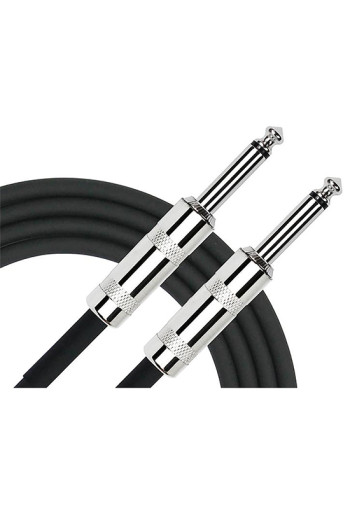 Kirlin Guitar Lead 6m/20f  Black Straight Jacks