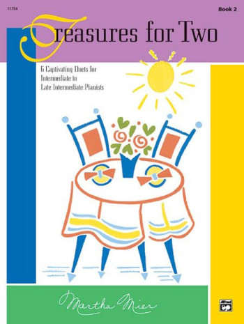 Treasures For Two Book 2 Piano Duet (1 Piano, 4 Hands)