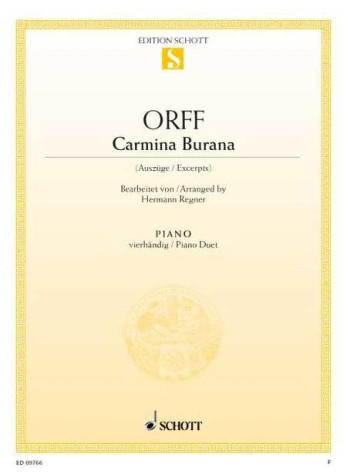Carmina Burana: Piano Duet  (Schott)