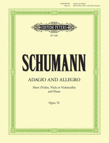 Adagio Und Allegro: Ab: Op70: French Horn  (Peters)
