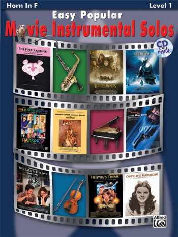 Easy Popular Movie Instrumental Solos: Horn In F: Level 1