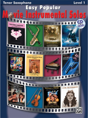 Easy Popular Movie Instrumental Solos: Tenor Saxophone: Level 1