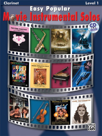 Easy Popular Movie Instrumental Solos  Level 1: Clarinet: Book & CD
