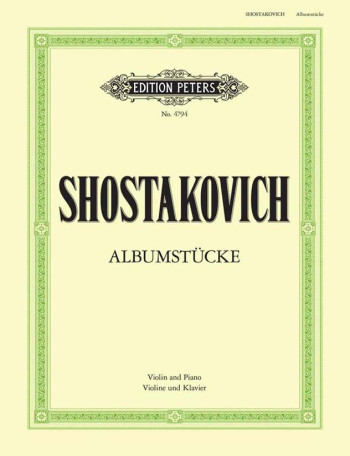 Albumstucke: Violin and Piano (Peters)