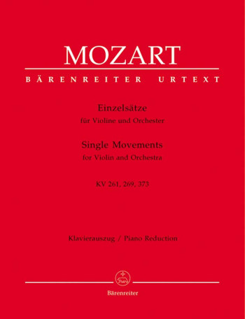 Single Movements: K261 269 373: Violin and Piano  (Barenreiter)