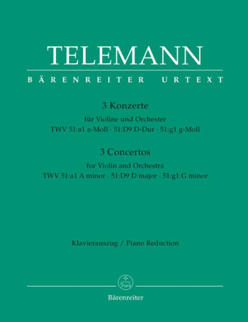 Concertos 3: Violin and Piano  (Barenreiter)