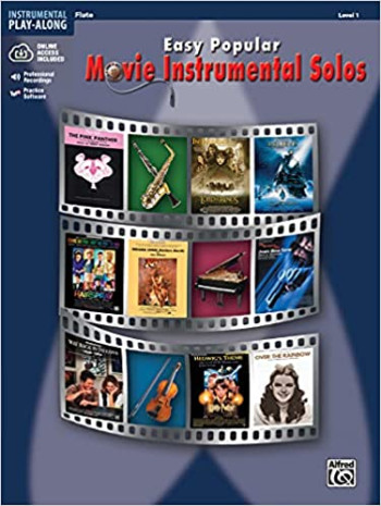 Easy Popular Movie Instrumental Solos: Level 1: Flute: Book & Audio