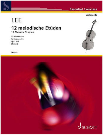 12 Melodic Studies Op.113 Cello (Schott)